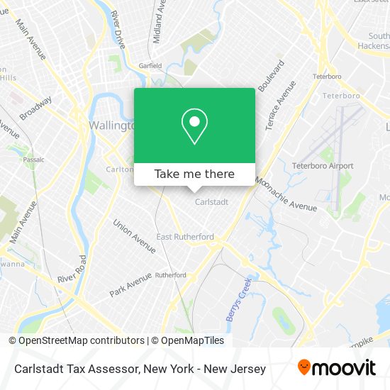 Carlstadt Tax Assessor map