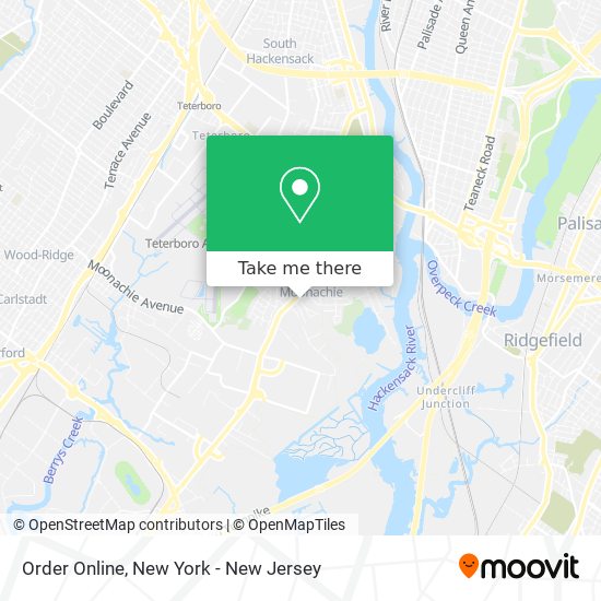 Order Online map