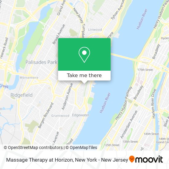 Massage Therapy at Horizon map