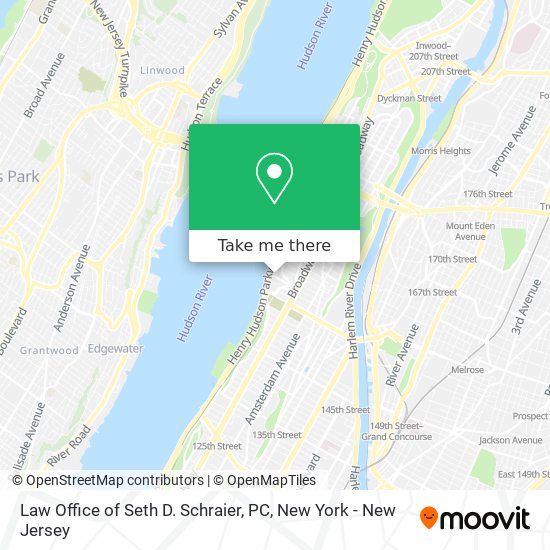 Law Office of Seth D. Schraier, PC map