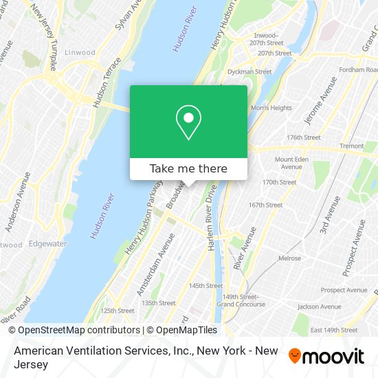 American Ventilation Services, Inc. map