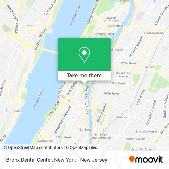 Bronx Dental Center map