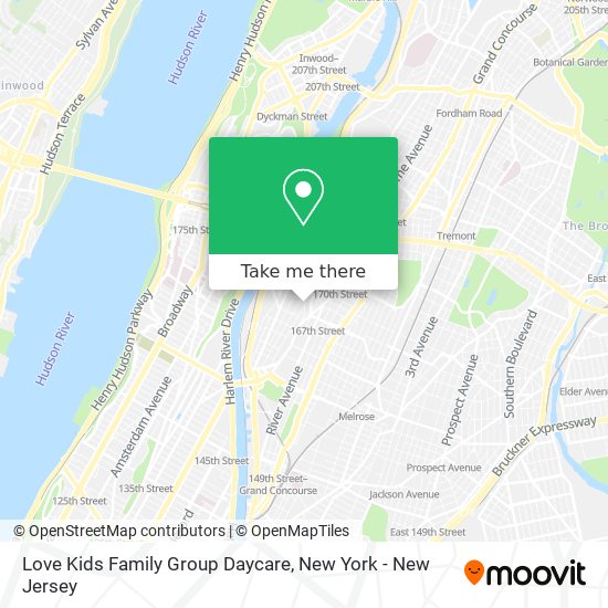 Mapa de Love Kids Family Group Daycare