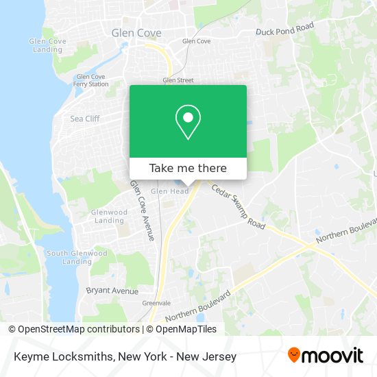 Keyme Locksmiths map