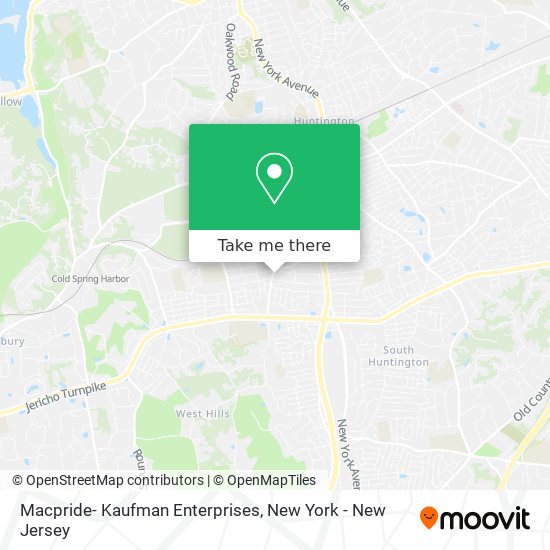 Macpride- Kaufman Enterprises map