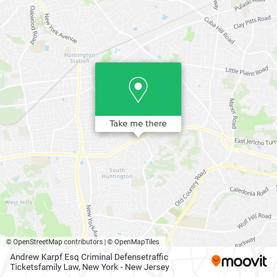 Mapa de Andrew Karpf Esq Criminal Defensetraffic Ticketsfamily Law