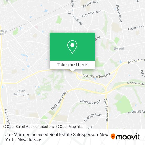 Joe Marmer Licensed Real Estate Salesperson map