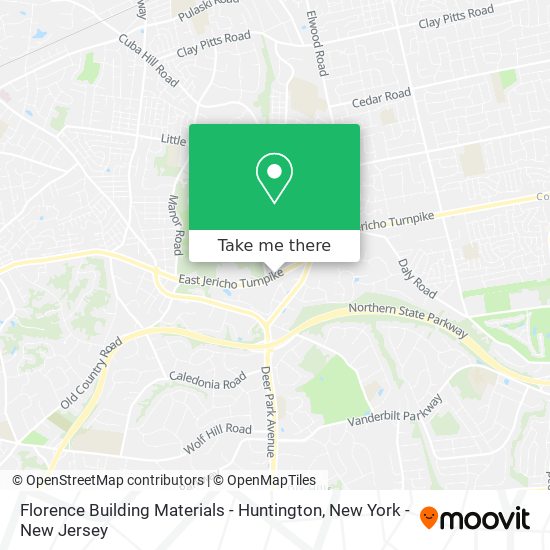 Mapa de Florence Building Materials - Huntington