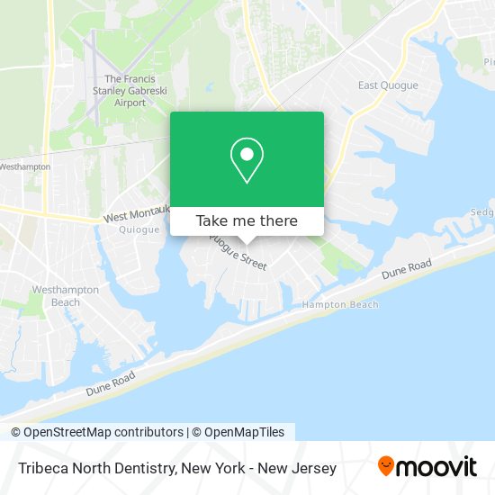 Tribeca North Dentistry map