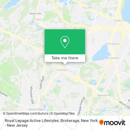 Mapa de Royal Lepage Active Lifestyles, Brokerage