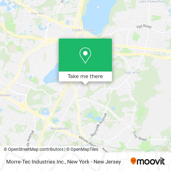 Morre-Tec Industries Inc. map
