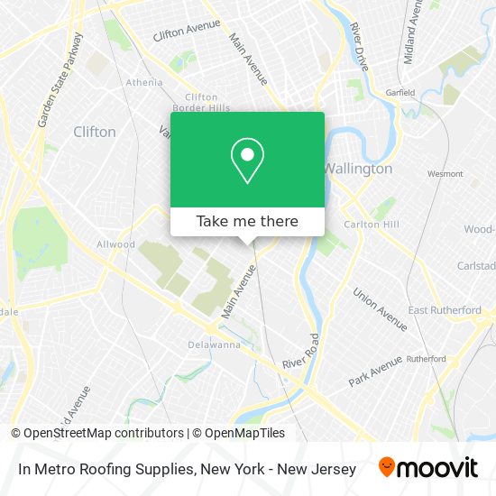 In Metro Roofing Supplies map