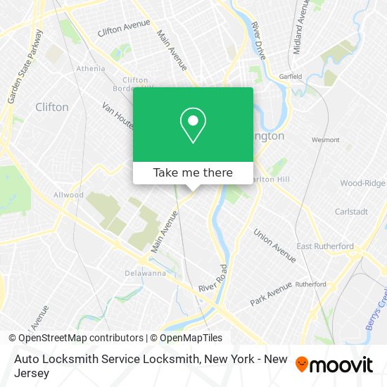 Auto Locksmith Service Locksmith map