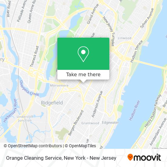 Orange Cleaning Service map