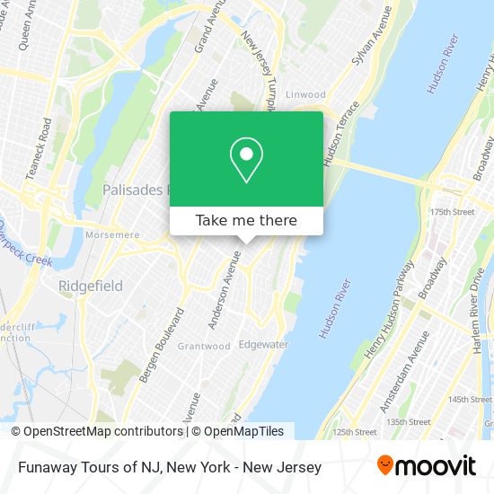 Mapa de Funaway Tours of NJ