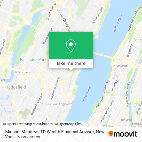 Mapa de Michael Mendez - TD Wealth Financial Advisor