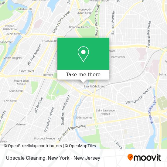 Upscale Cleaning map