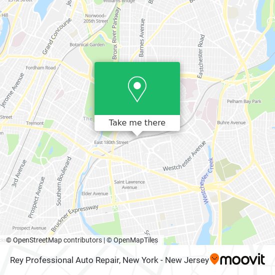 Mapa de Rey Professional Auto Repair
