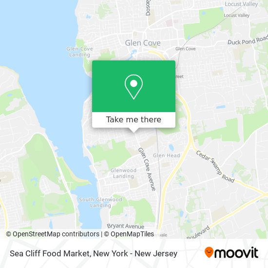 Sea Cliff Food Market map