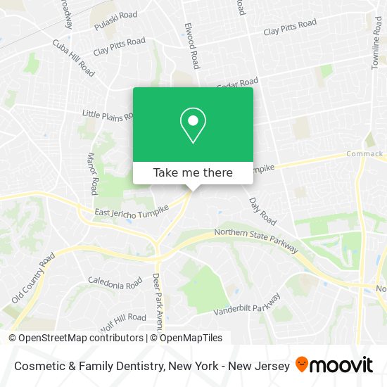 Cosmetic & Family Dentistry map