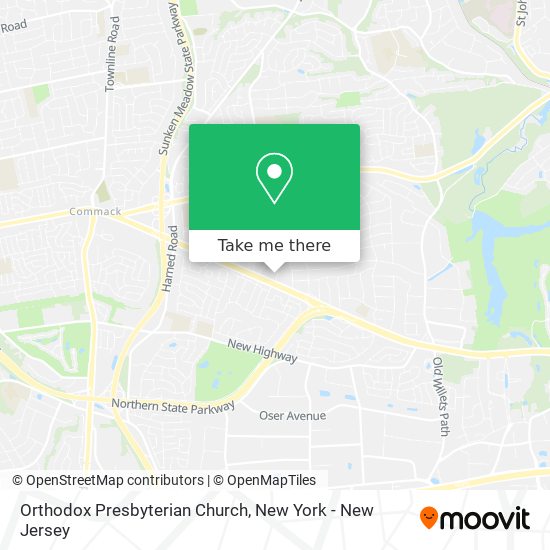 Orthodox Presbyterian Church map