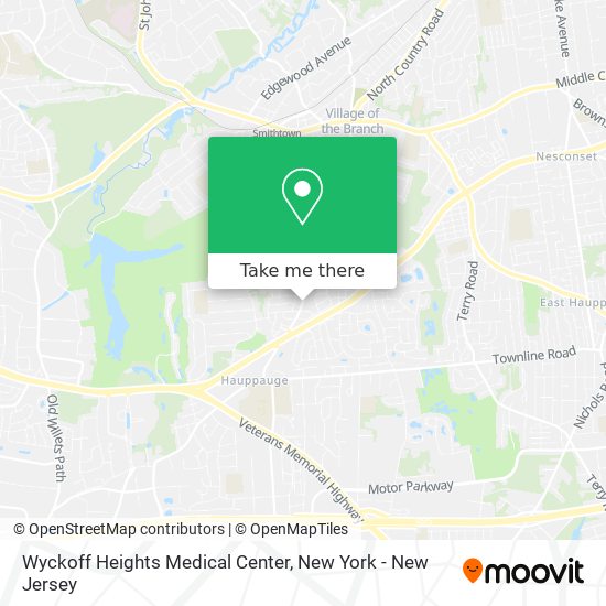 Wyckoff Heights Medical Center map