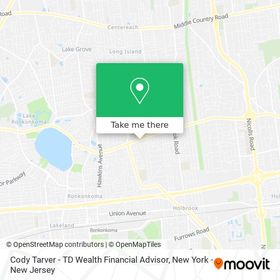 Cody Tarver - TD Wealth Financial Advisor map