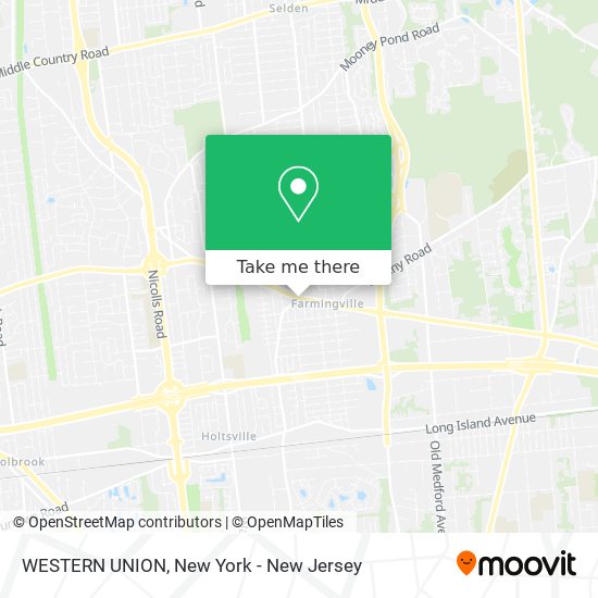 WESTERN UNION map