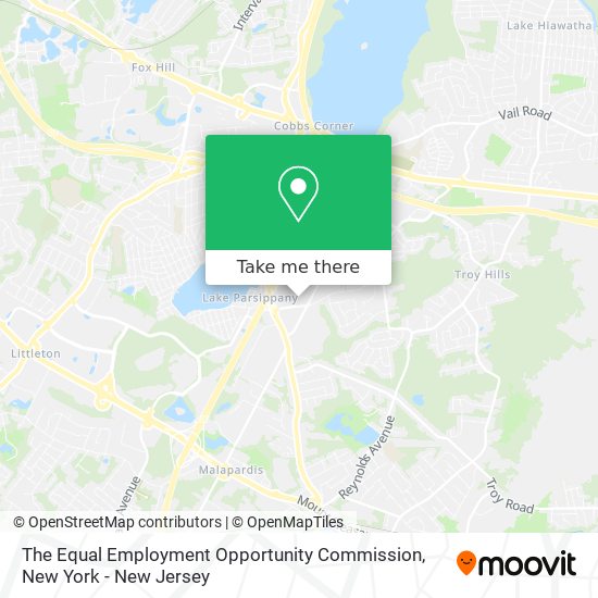 The Equal Employment Opportunity Commission map