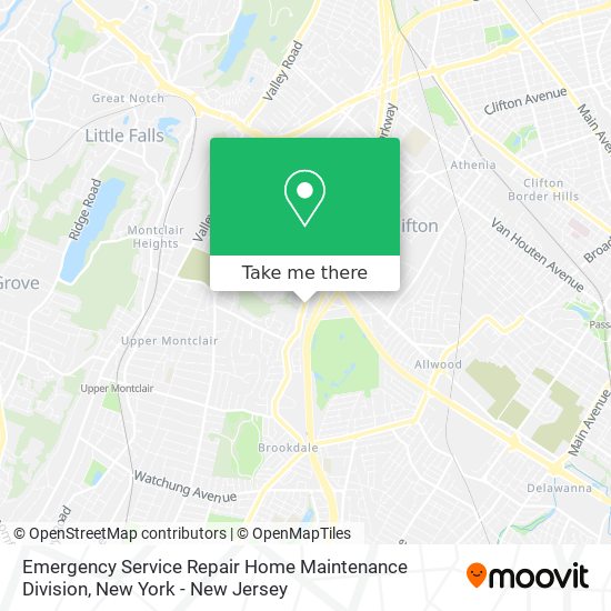 Mapa de Emergency Service Repair Home Maintenance Division