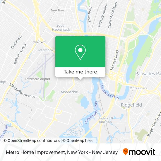Metro Home Improvement map