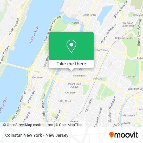 Coinstar map