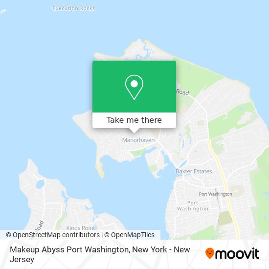 Mapa de Makeup Abyss Port Washington