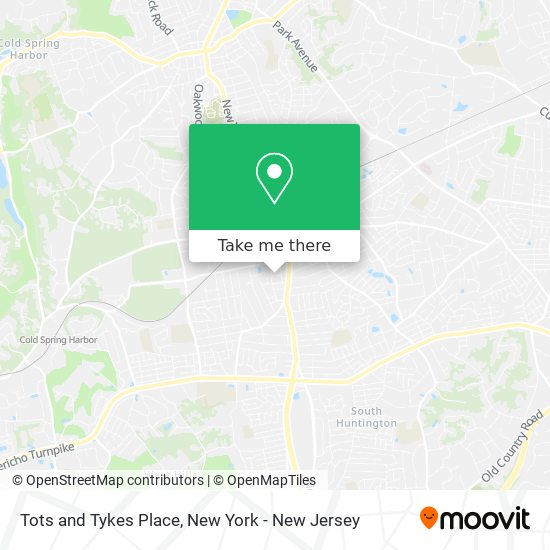 Tots and Tykes Place map