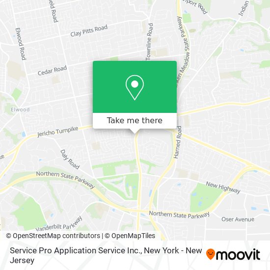 Service Pro Application Service Inc. map