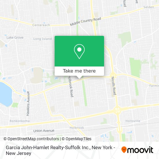 Garcia John-Hamlet Realty-Suffolk Inc. map