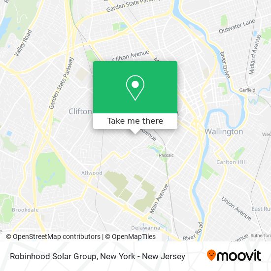 Mapa de Robinhood Solar Group