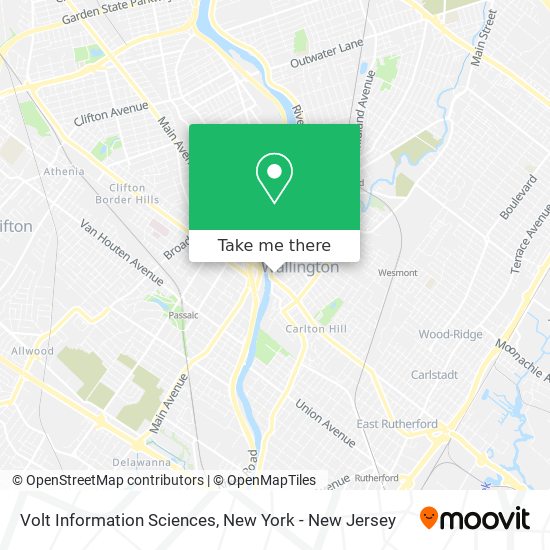 Volt Information Sciences map