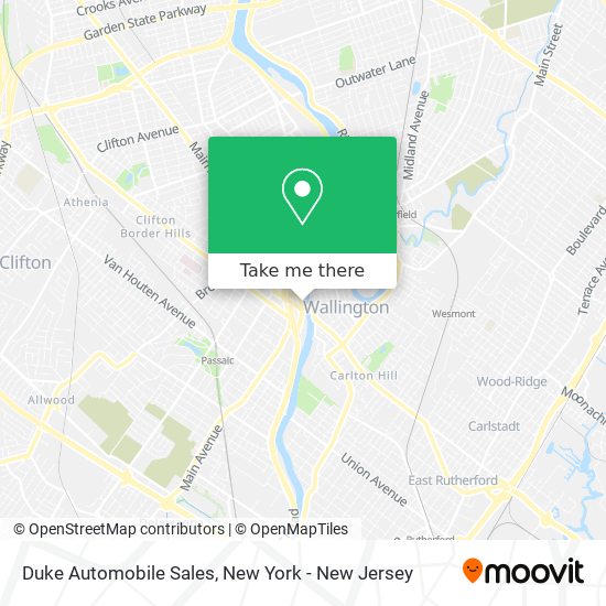 Duke Automobile Sales map