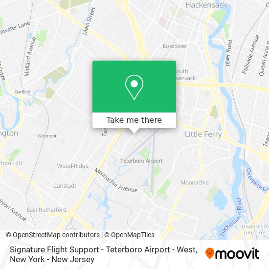 Mapa de Signature Flight Support - Teterboro Airport - West