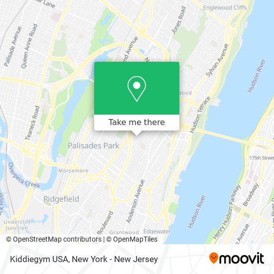 Mapa de Kiddiegym USA