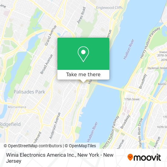 Mapa de Winia Electronics America Inc.