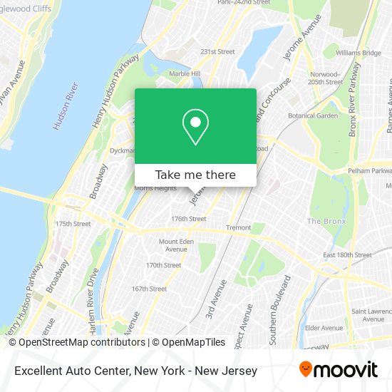 Excellent Auto Center map