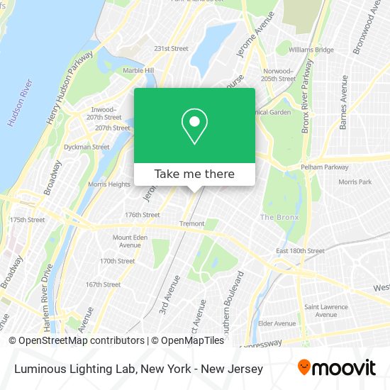 Mapa de Luminous Lighting Lab
