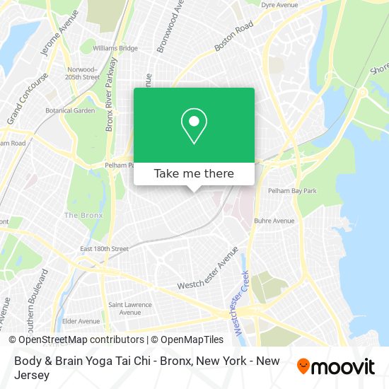 Mapa de Body & Brain Yoga Tai Chi - Bronx