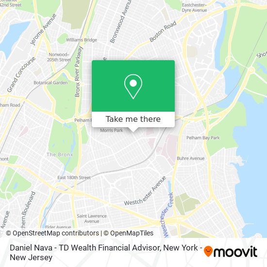 Daniel Nava - TD Wealth Financial Advisor map