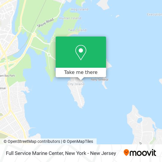 Full Service Marine Center map