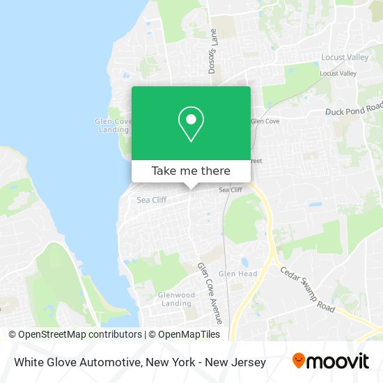 Mapa de White Glove Automotive