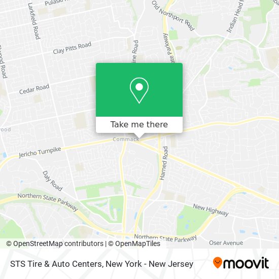 STS Tire & Auto Centers map