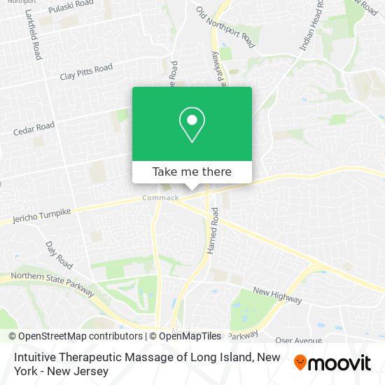 Mapa de Intuitive Therapeutic Massage of Long Island